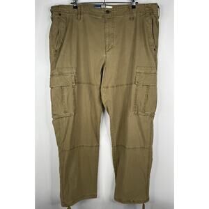 Old Navy ‘94 Cargo Pants Mens 42x34 Ripstop Gorpcore Beige Y2K Worn Workwear